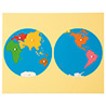 地球儀と地図パズル（地図パズル　世界）